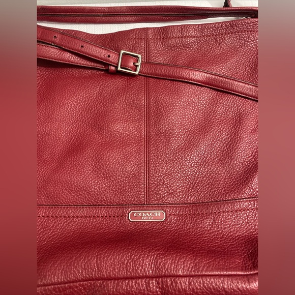 Coach Park Hobo bag Color Red wine F23293 - Picture 2 of 10